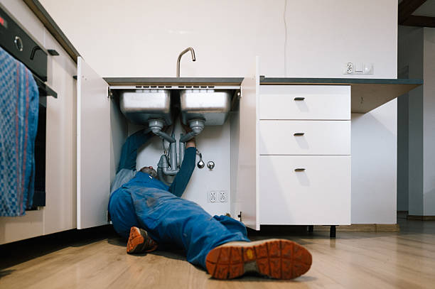 Professional Pipe Repair technician working in Harmans, MD